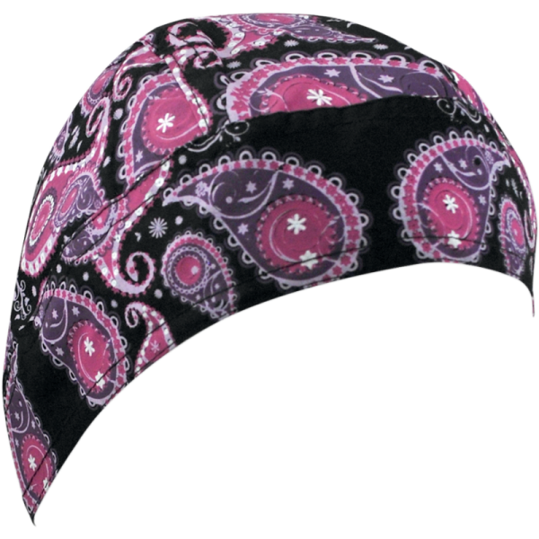 (image for) Zan Headgear Flydanna Headwrap - Purple paisley