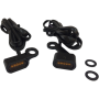 (image for) LED Handlebar Marker Lights Black/Amber