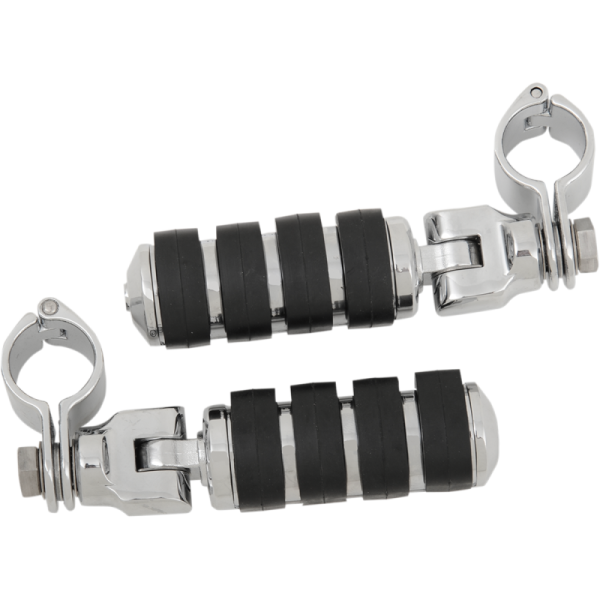 (image for) Kuryakyn Clevis Mount with Large ISO-Pegs, 1-1/4" clamps