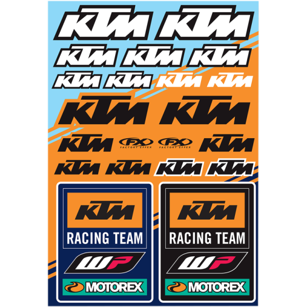 (image for) FACTORY EFFEX KTM Racing OEM Sticker Sheet