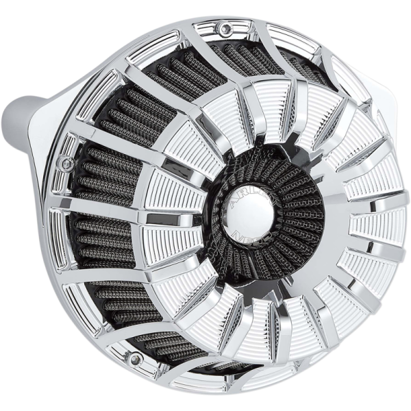 (image for) Arlen Ness Inverted Series Air Cleaner Kit - 15-Spoke, chrome