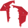 (image for) Red (Lower) Side Panel/Rear Number Plate
