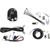 (image for) UltraCool Below Regulator Mount Oil Cooler Kit - Flat Black, Covered