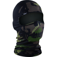 (image for) Zan Headgear Polyester Balaclava - Digi Woodland Camo Skull