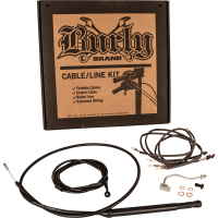 (image for) Ape Hanger Install Kit - Black Vinyl