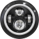 (image for) 7" Headlight - Black w/ DRL halo