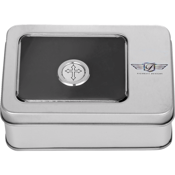 (image for) FIGURATI DESIGNS Heel-Toe Shifter Cover Mirror w/ Cross