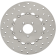 (image for) Drag Specialties Stainless Steel Drilled Front Brake Rotor 11.8"