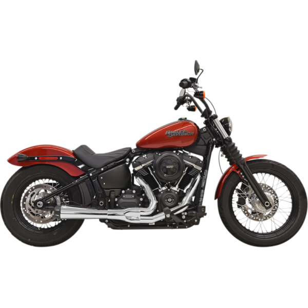 (image for) BASSANI XHAUST Road Rage 2-Into-1 System (Chrome, Short)