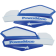 (image for) PowerMadd Star Series Handguard - Blue/White