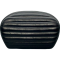 (image for) Sissy Bar Pad Pleated Shiny Black Vinyl