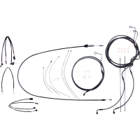 (image for) Designer DOT Handlebar Installation Kit - 12-14 in. Apes