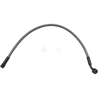 (image for) Black Pearl Alternate Upper Brake Line 17" - 10mm/35° Banjo