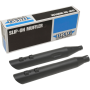 (image for) Slashdown Slip-On Mufflers, Matte Black, 3 1/2"