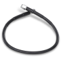 (image for) Black Vinyl-Coated Stainless Steel Brake Line 17"