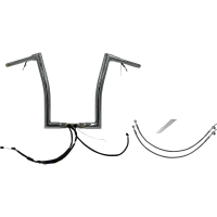 (image for) Fat Baggers Flat Top EZ Install Handlebar 16" Chrome