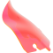 (image for) Ice Kolor Flare Windshield 6.5" Pink