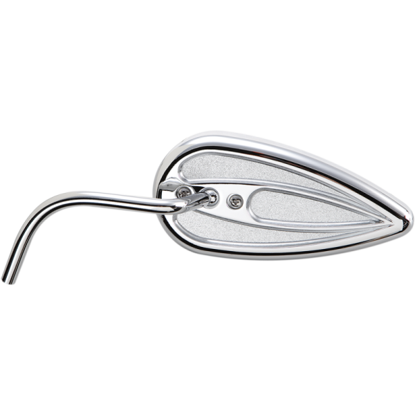 Teardrop Mirrors with Steel Stems