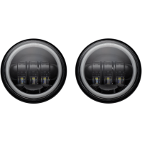 (image for) 4.5" LED Halo Passing Lamps (Black)