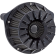(image for) Arlen Ness Inverted Series Air Cleaner Kit - 15-Spoke, black anodized
