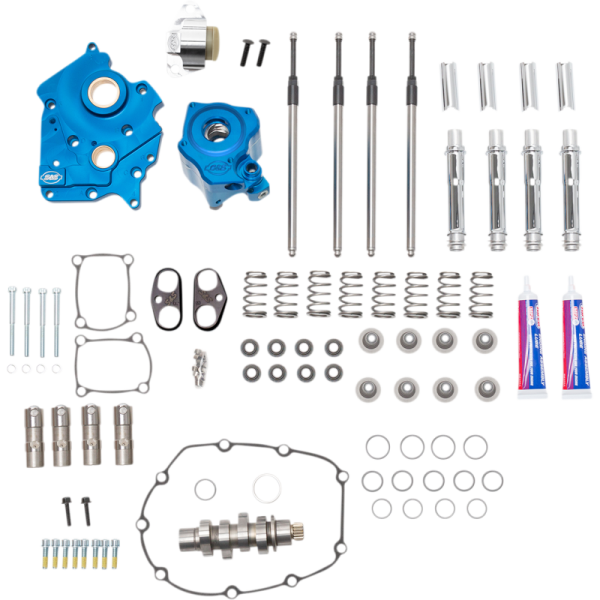(image for) S&S CYCLE Camchest Kit with 550 Cam (Chrome Tubes)