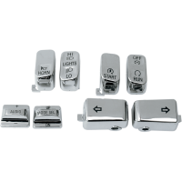 (image for) 8-Piece Radio Control Switch Cap Kit (Chrome)