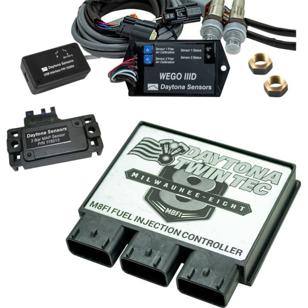 (image for) DAYTONA TWIN TEC LLC Autotune EFI Kit for Trask Turbo Touring (2017-2020) 3 Bar