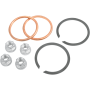 (image for) Genuine James Gaskets Copper Crush Ring Gaskets and Heavy-Duty Hex Nuts