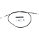 (image for) Classic Black Vinyl Clutch Cable