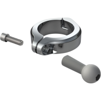 (image for) Gen 1 Aluminum Clamp for 1 1/2" Round Bars, Chrome
