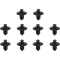 (image for) M8 push rivets (10 pk.)