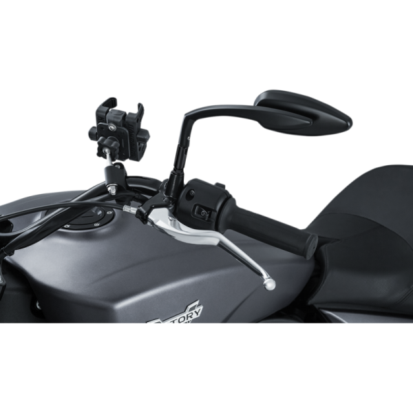 (image for) Kuryakyn Raised Mirror Adapter, Satin black