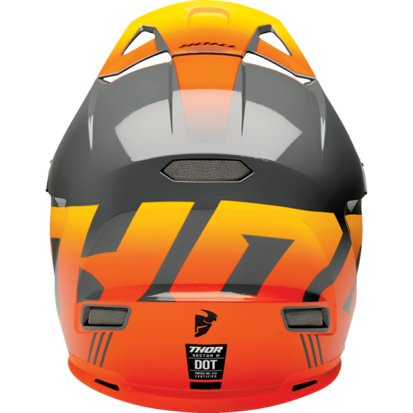 (image for) THOR Sector 2 Carve Helmet - Charcoal/Orange - Size 2X