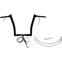 (image for) EZ Install Handlebar Kit Gloss Black 14" Rise