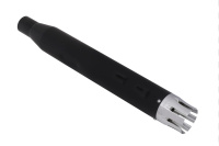 (image for) 4" Black with Black Slot End Caps