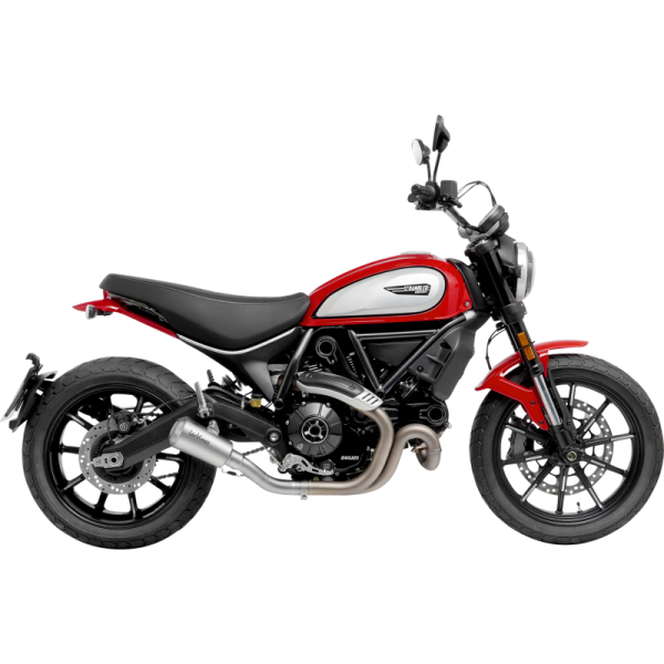 (image for) LEOVINCE LV-10 Stainless steel Slip-On for DUCATI Scrambler 800 Icon/Icon Dark/Nightshift/Urban Motard 21-22