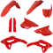 (image for) Acerbis Replacement Plastic Full Kit - Red