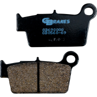 (image for) GBrakes Semi-Metallic Rear Brake Pad