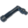 (image for) K&S Resistor Cover - 14 mm, terminal stud, black plastic