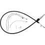 (image for) Quick Connect Braided Upper Clutch Cable - Black Pearl