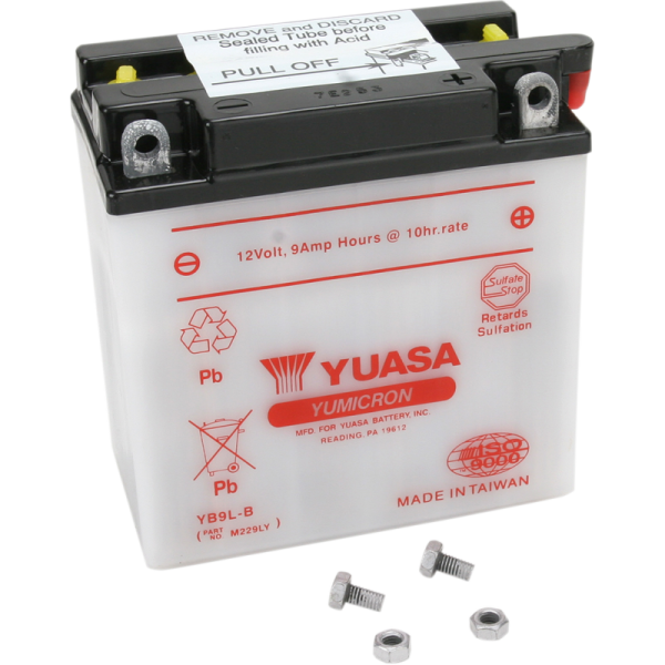 (image for) Yuasa Yumicron Battery YB9L-B for BSA Spitfire HK35, Starfire B25