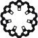 (image for) 11.8" Front Black Spoke-Mounted Rotor