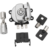(image for) Side Hinge Ignition Switch with Fork Lock Chrome