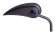 (image for) Rad III Mirror W/ Steel Stems - Right, Black