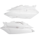 (image for) White Side Panel/Rear Number Plate