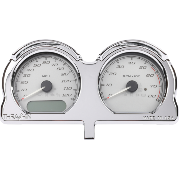 (image for) Thrashin Supply Co. Gauge Relocator Chrome