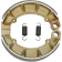 (image for) EBC Rear Organic Brake Shoes for Honda VT750 Shadow Aero 04-16