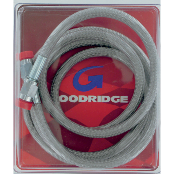 (image for) Goodridge Universal Brake Line, 54", Chrome