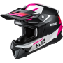 (image for) HJC C50 Slide Helmet - Semi-Flat Black/Pink - Size L