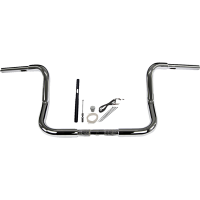 (image for) EZ Install 1 1/4" Round Top Handlebar Chrome 12" Rise